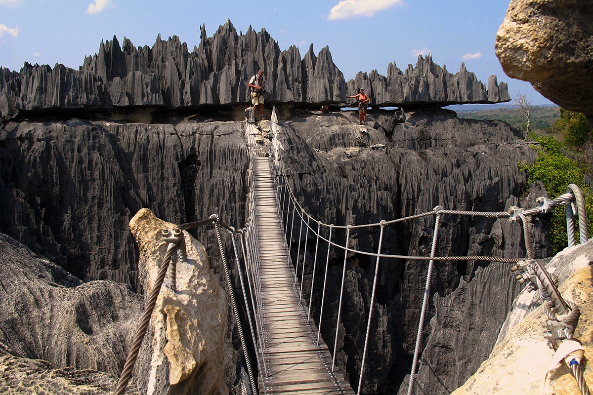Park Tsingy de Bemaraha, západní Madagaskar